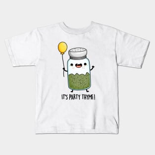 Party Thyme Funny Herb Pun Kids T-Shirt